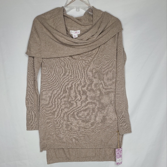 Shrinking Violet Tunic XS Beige long sleeve - Picture 1 of 4
